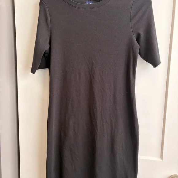 🚩GAP Modern T-Shirt Dress Petite Med Dress - Picture 2 of 5